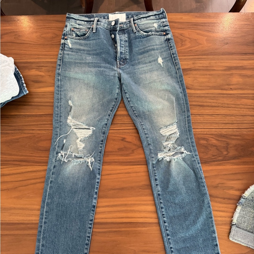 MOTHER Superior The Trickster Skimp Fray in Thrill Seeker size 27